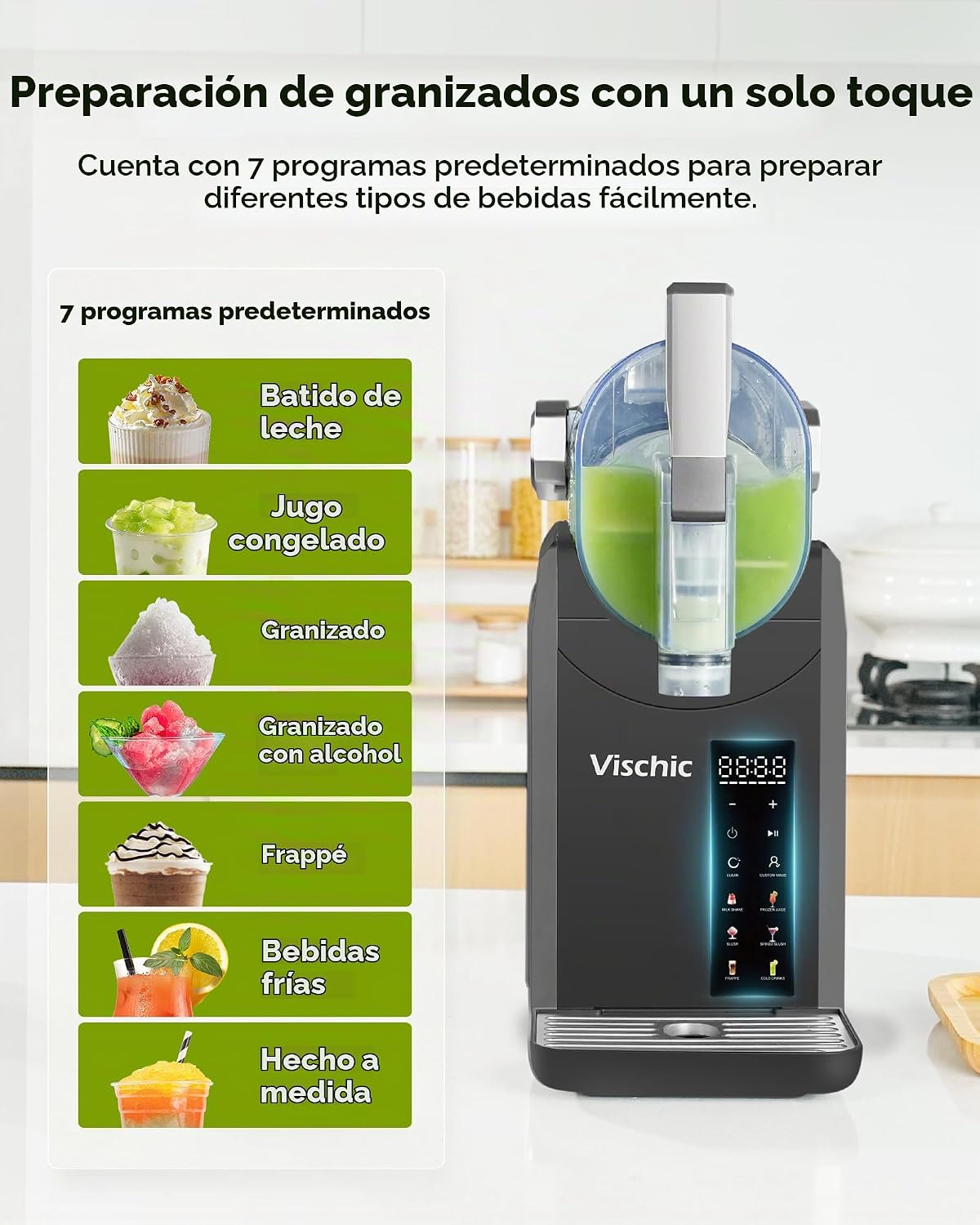 Máquina de granizado para el hogar, máquina de bebidas congeladas c...