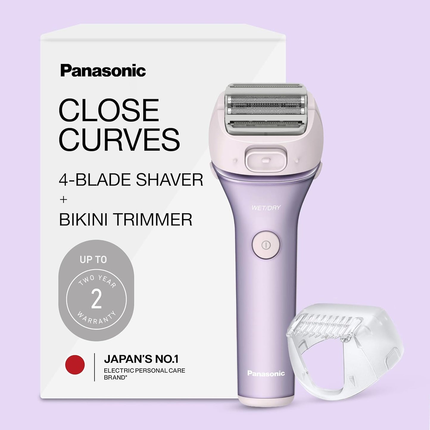Panasonic Afeitadora eléctrica para mujeres, afeitadora inalámbrica...
