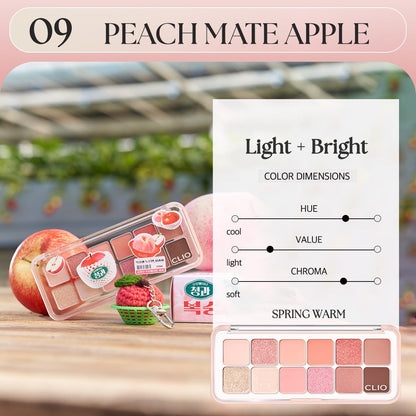 CLIO PRO EYE PALETTE AIR (09 MELOCOTÓN MATE MANZANA)