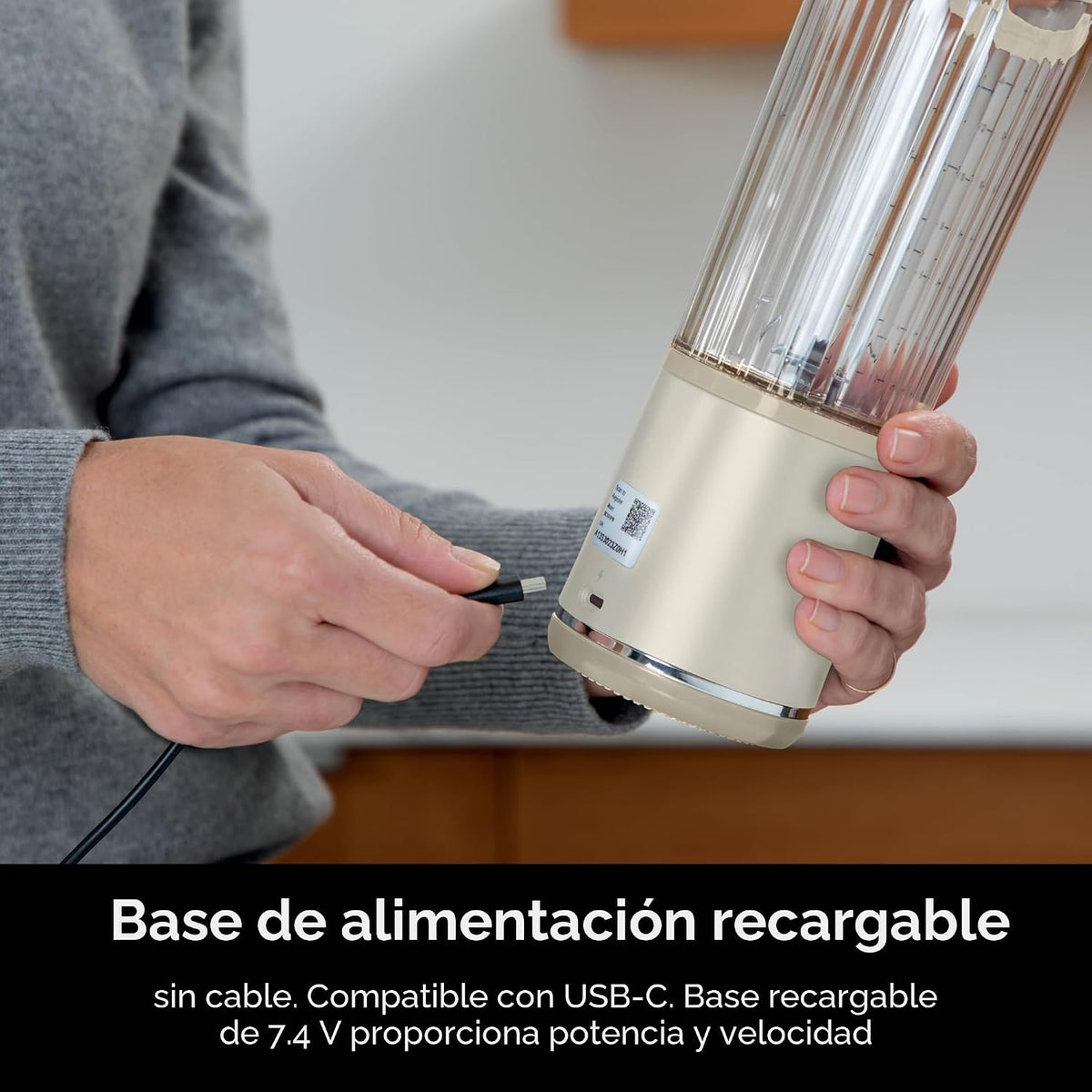 Ninja Blast Licuadora portátil, inalámbrica, recipiente de 18 onzas...