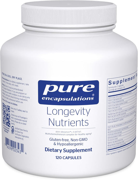 Pure Encapsulations Longevity Nutrients | Complejo multivitamínico\...