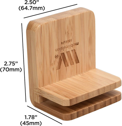 MobileVision organizadores y estantes de bamboo, Apple reloj solo a...