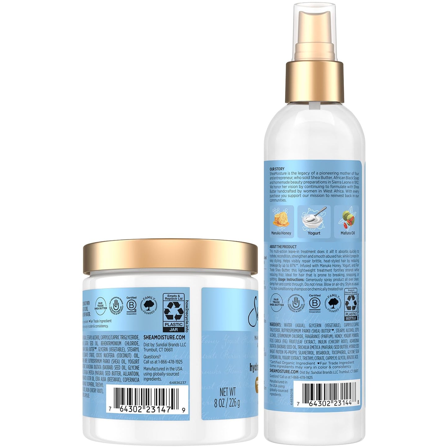 SheaMoisture Manuka Honey &amp; Yogurt Hydrate + Repair Bundle \u20...