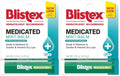 Blistex Bálsamo labial de menta medicada (paquete de 2)