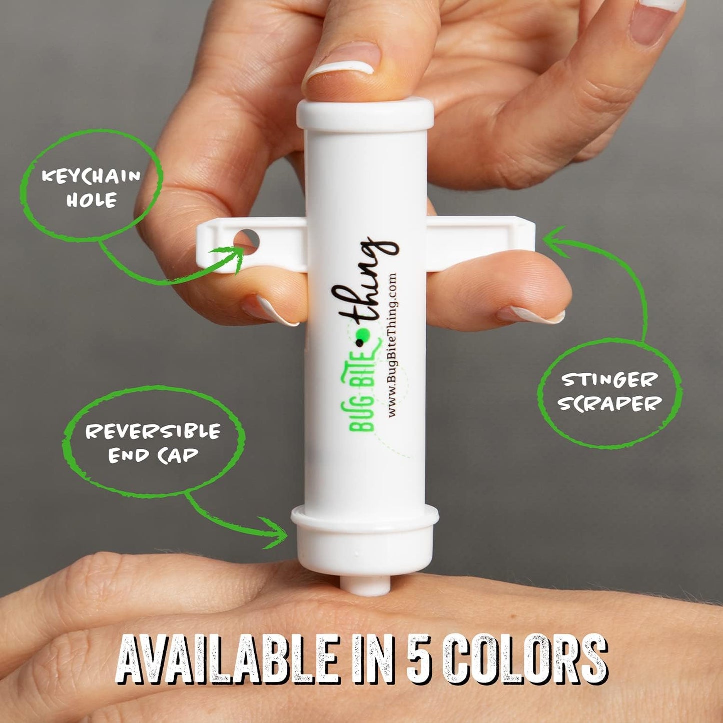 Bug Bite Thing alivio natural de picadura de insectos, sin productos químicos, BBT0001, 1 unidad, Blanco, 1