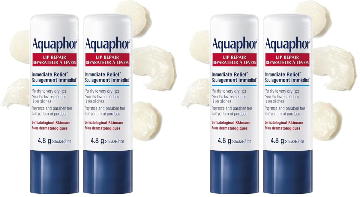 Aquaphor Barra de reparación de labios, paquete de bálsamo labial h...