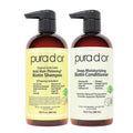 PURA D'OR Champú de biotina antiadelgazante y acondicionador hi...
