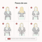 Momcozy Portabebés Envolvente, Eslinga Portabebés Fácil de Usar, Es...