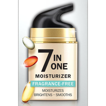 Olay Total Effects Crema AntiEdad Hidratante, de uso diario, sin fragancia, 7 en 1, 1.7 onzas, libre de fragancia