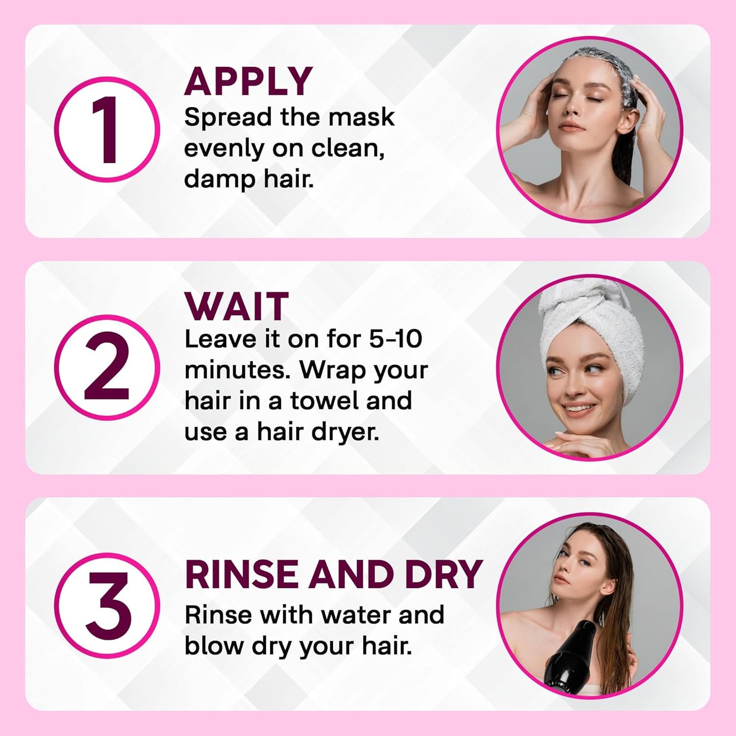 ONLY4HAIR Mascarilla reparadora de cabello para cabello seco dañado...