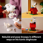 LEGO Ideas Cacahuetes: Caseta de perro de Snoopy 21368 | Juego de c...