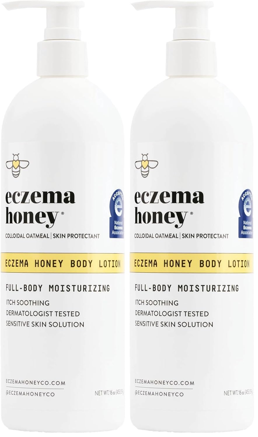 ECZEMA HONEY Loción corporal de avena - Crema de manos y cuerpo par...