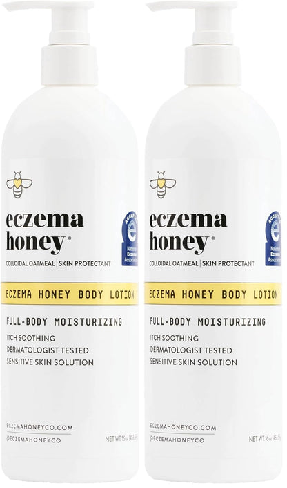 ECZEMA HONEY Loción corporal de avena - Crema de manos y cuerpo par...