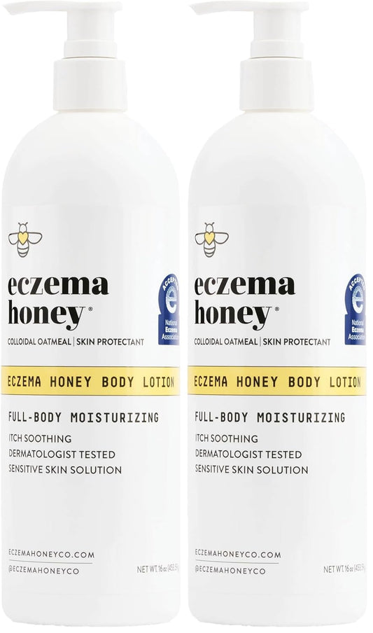 ECZEMA HONEY Loción corporal de avena - Crema de manos y cuerpo par...