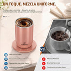 Taza de café con agitación automática, taza calentada de 10 oz con...