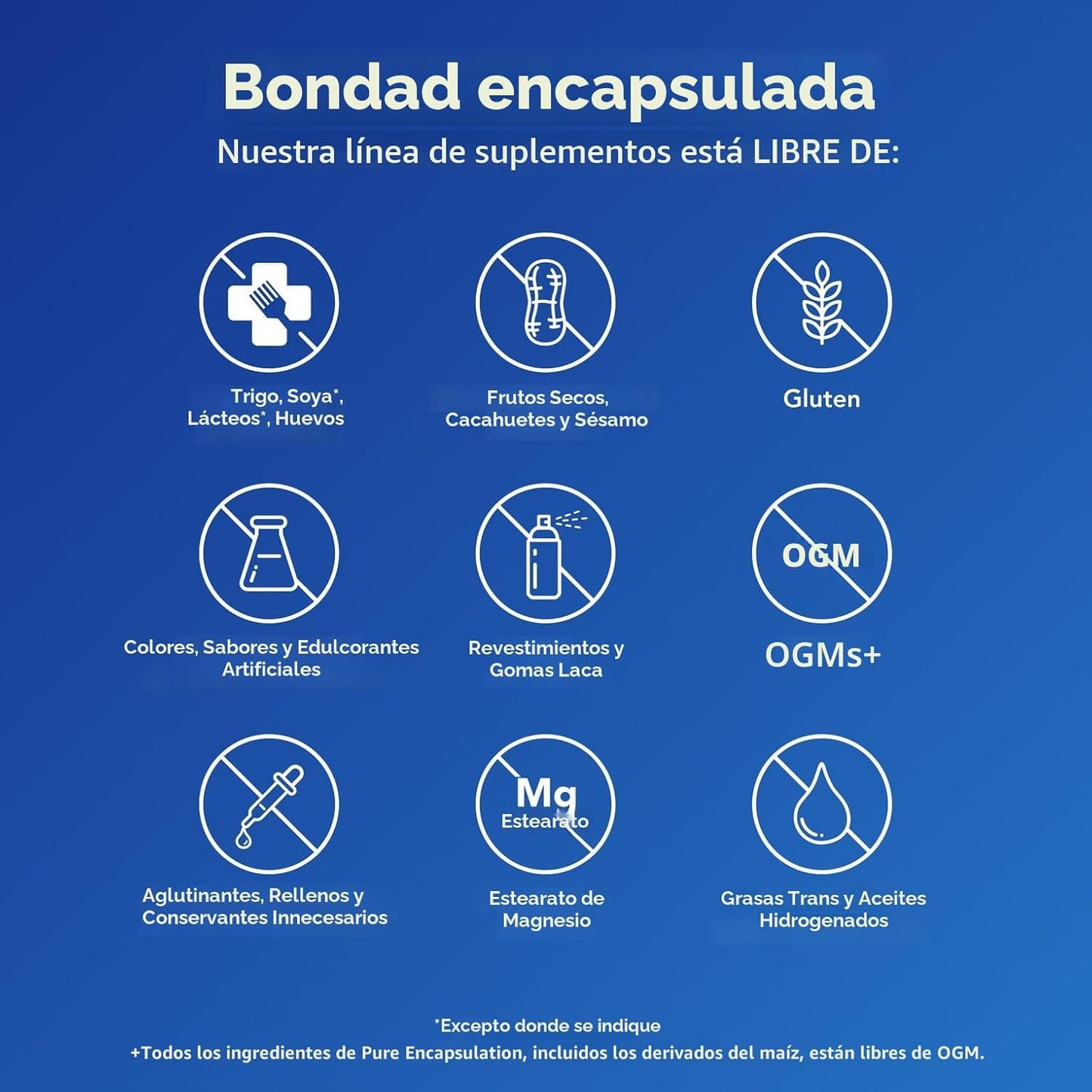 Encapsulaciones puras - Magnesio (glicinado), 1
