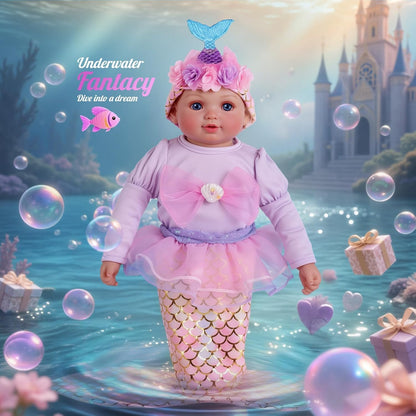 BABESIDE Muñeca bebé de sirena \u2013 Muñecas de bebé suaves y real...