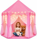 Tienda de campaña ORIAN Princess para niñas, tienda de juegos rosa...