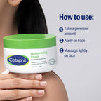Cetaphil - Crema hidratante para cara y cuerpo, crema hidratante pa...