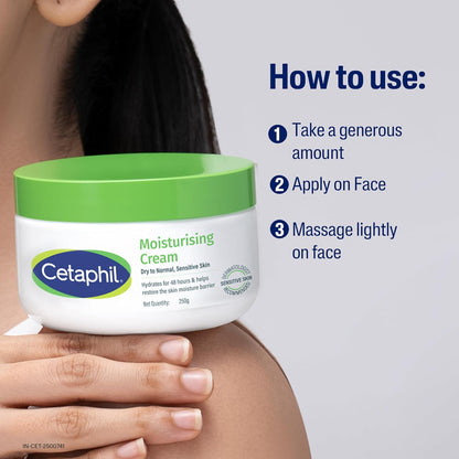 Cetaphil - Crema hidratante para cara y cuerpo, crema hidratante pa...