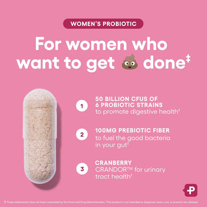 Physician's CHOICE Probióticos para mujeres - Equilibrio PH, di...