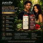 PURA D'OR Champú y Acondicionador de Biotina Formulados Clínica...