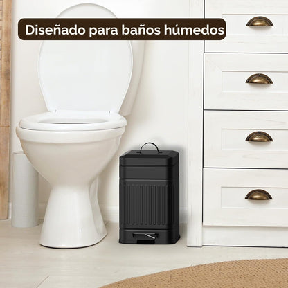 CEROELDA Cubo de basura pequeño con tapa - 5L\/1.3 galones, cubo de...