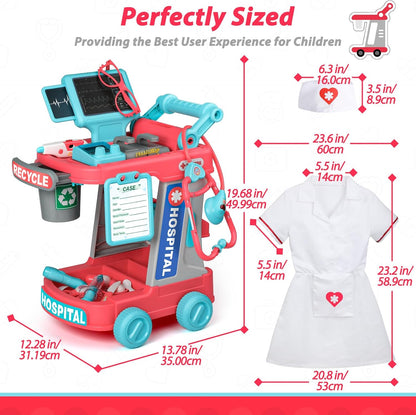 Kit de médico de juguete Liberry para niños pequeños de 2, 3, 4 y 5...