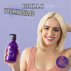 Luseta - Acondicionador morado para cabello teñido, gris, rubio y s...