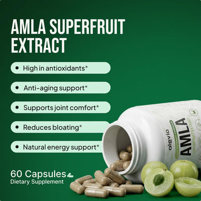 Alevia Amla Superfruit Extract 1000mg \u2013 Apoya el control de pe...