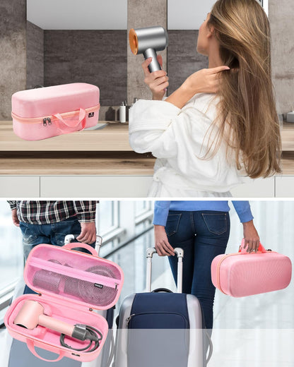 Estuche de almacenamiento rígido RAIACE compatible con secador de p...