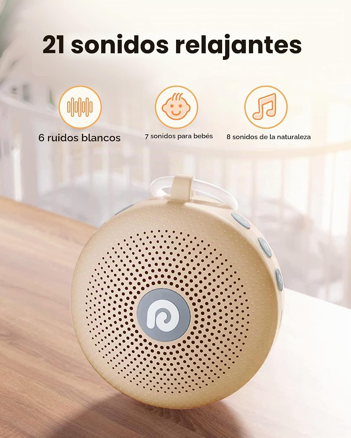 Dreamegg - Máquina de ruido blanco - Máquina de sonido portátil par...
