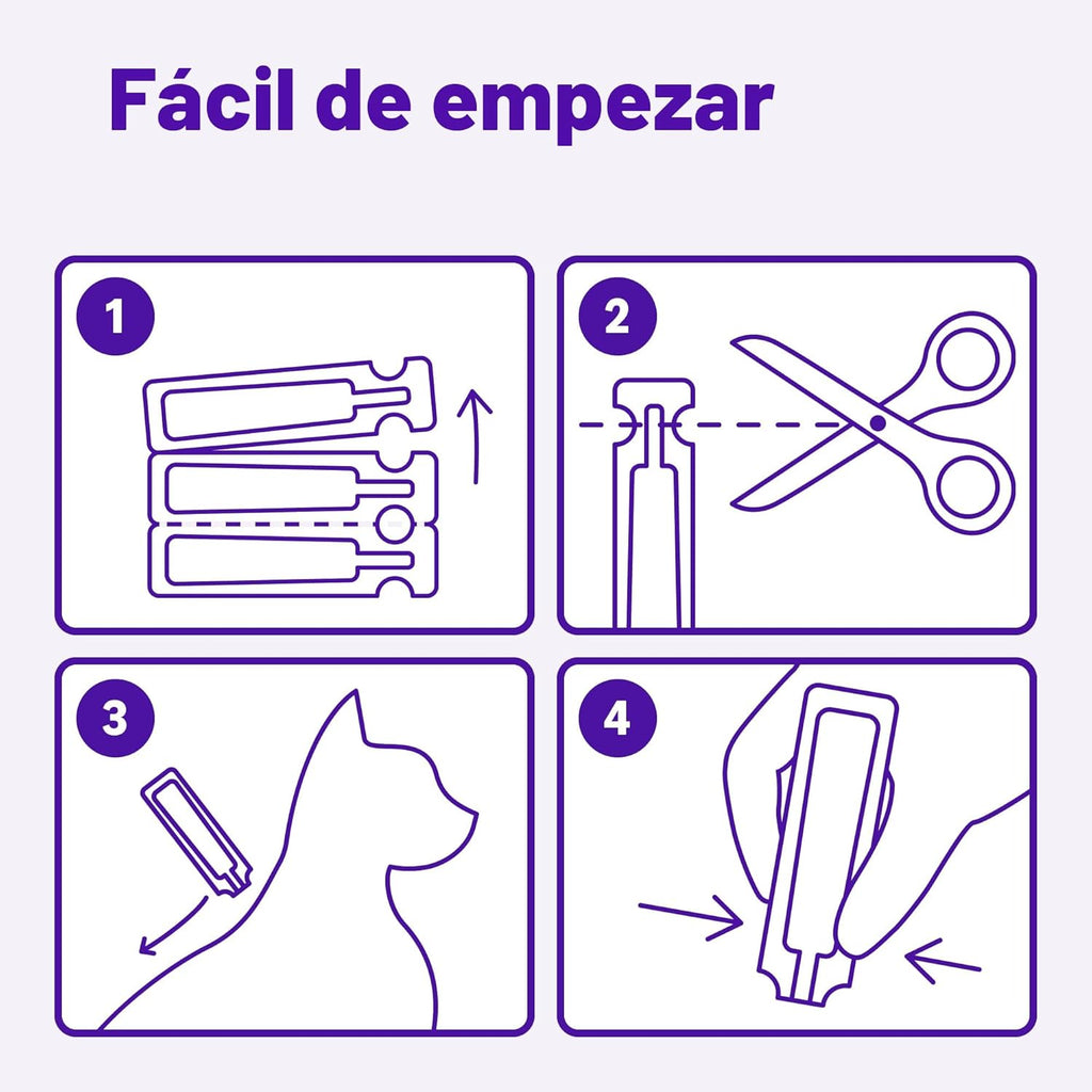 Amazon Basics Tratamiento tópico preventivo contra pulgas para gato...