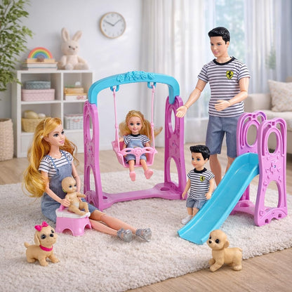Familydolls Juego de 6 muñecas embarazadas con bebé extraíble, jueg...