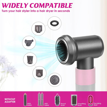 Kit concentrador profesional y adaptador compatible con Dyson Airwr...