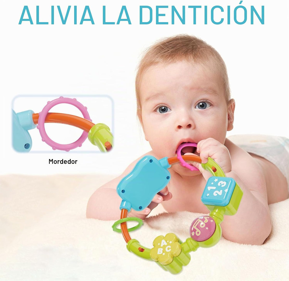 Ryotagift Juguetes de animales de peluche musicales bilingües para...