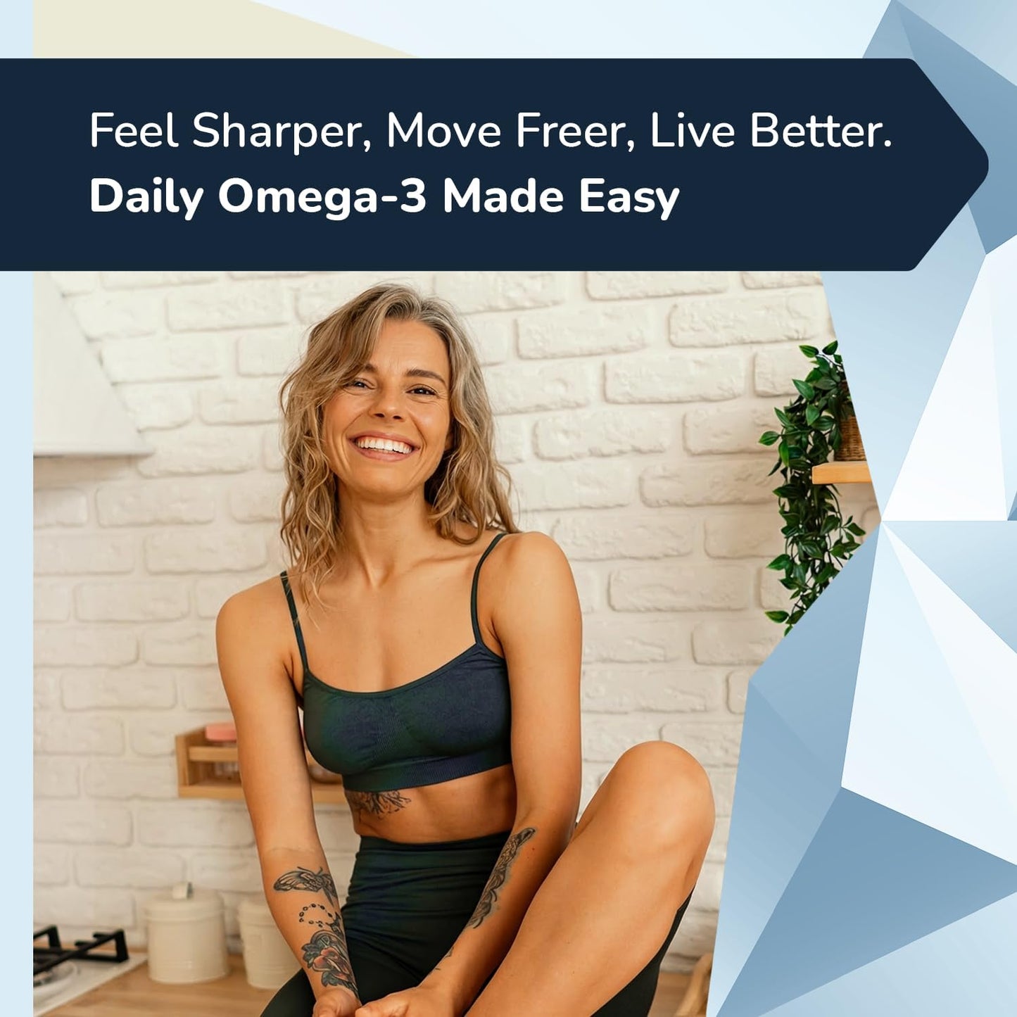 Suplementos de aceite de pescado Omega 3 para mujeres y hombres, 12...