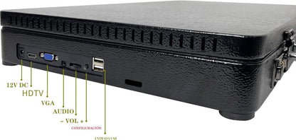 Consola de Juego Arcade Portátil WYGaming 20000 en 1 Caja de Metal, Consola de Juego Electrónico Retro de Pantalla 3D de 22 Pulgadas, con Funciones de Buscar/Ocultar/Guardar/Cargar/Pausar