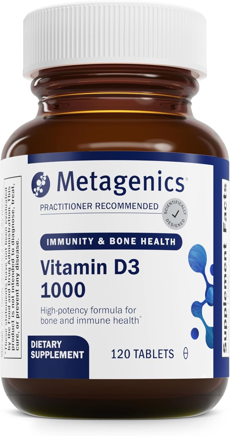 Metagenics D3 1000 - Suplemento de vitamina D - Densidad ósea y apo...