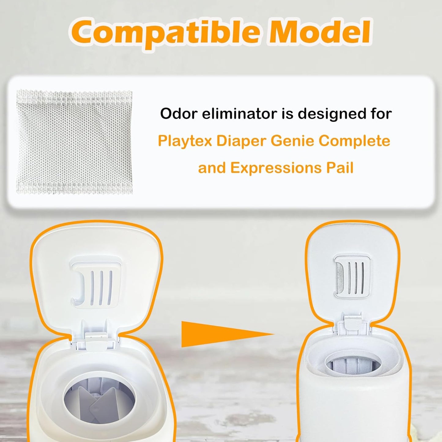 Paquete de 12 repuestos para eliminar olores para Playtex Diaper Ge...