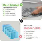 IMPROVIA® Almohadillas lavables para incontinencia reutilizables de...