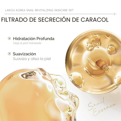 LAIKOU Cuidado de la piel coreano, set de cuidado de la piel, kit d...