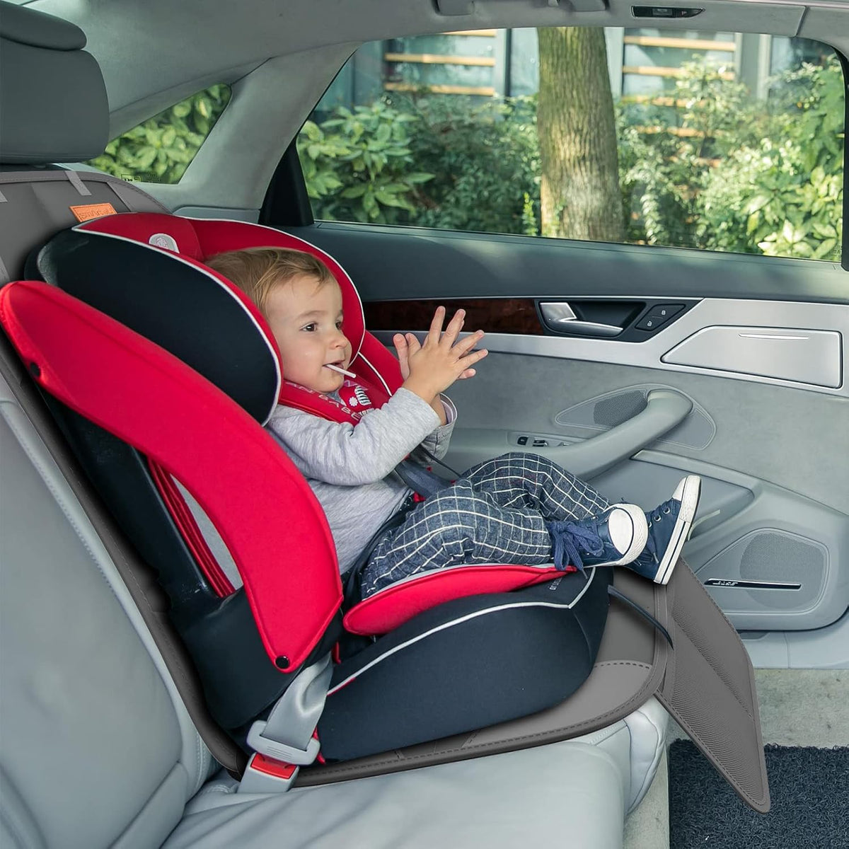 SMART ELF Paquete de 2 protectores de asiento de coche en caja de r...