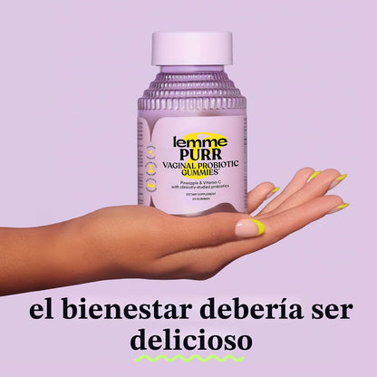 Lemme Purr Gomitas probióticas vaginales para mujeres - pH equilibr...