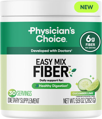 Physician's CHOICE Fibra Easy Mix para la salud digestiva y reg...