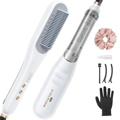 Wavytalk Cepillo alisador de cabello Pro Steamline Pro, cepillo ali...