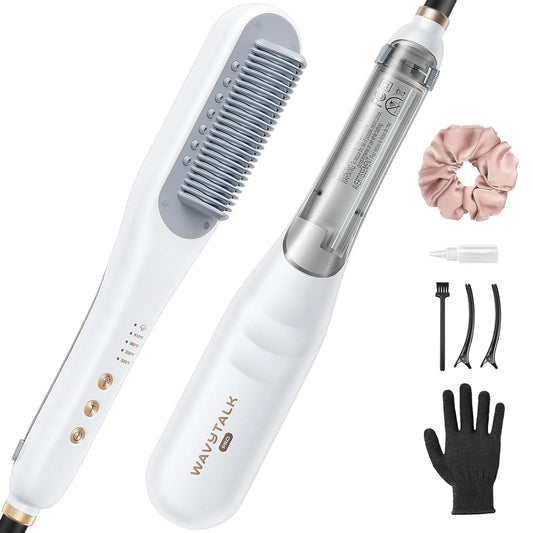 Wavytalk Cepillo alisador de cabello Pro Steamline Pro, cepillo ali...