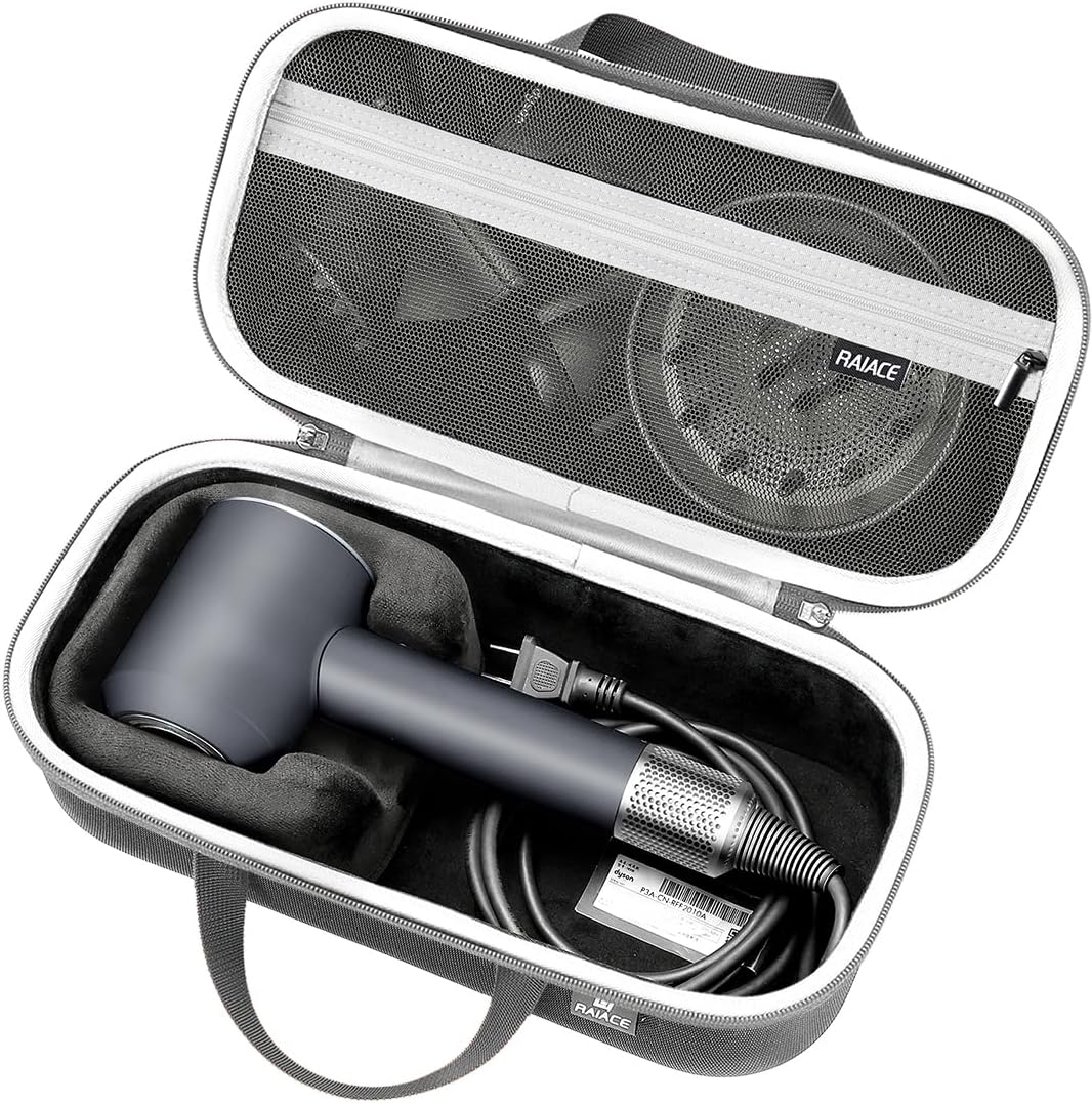 Estuche rígido de almacenamiento RAIACE Compatible con secador de p...