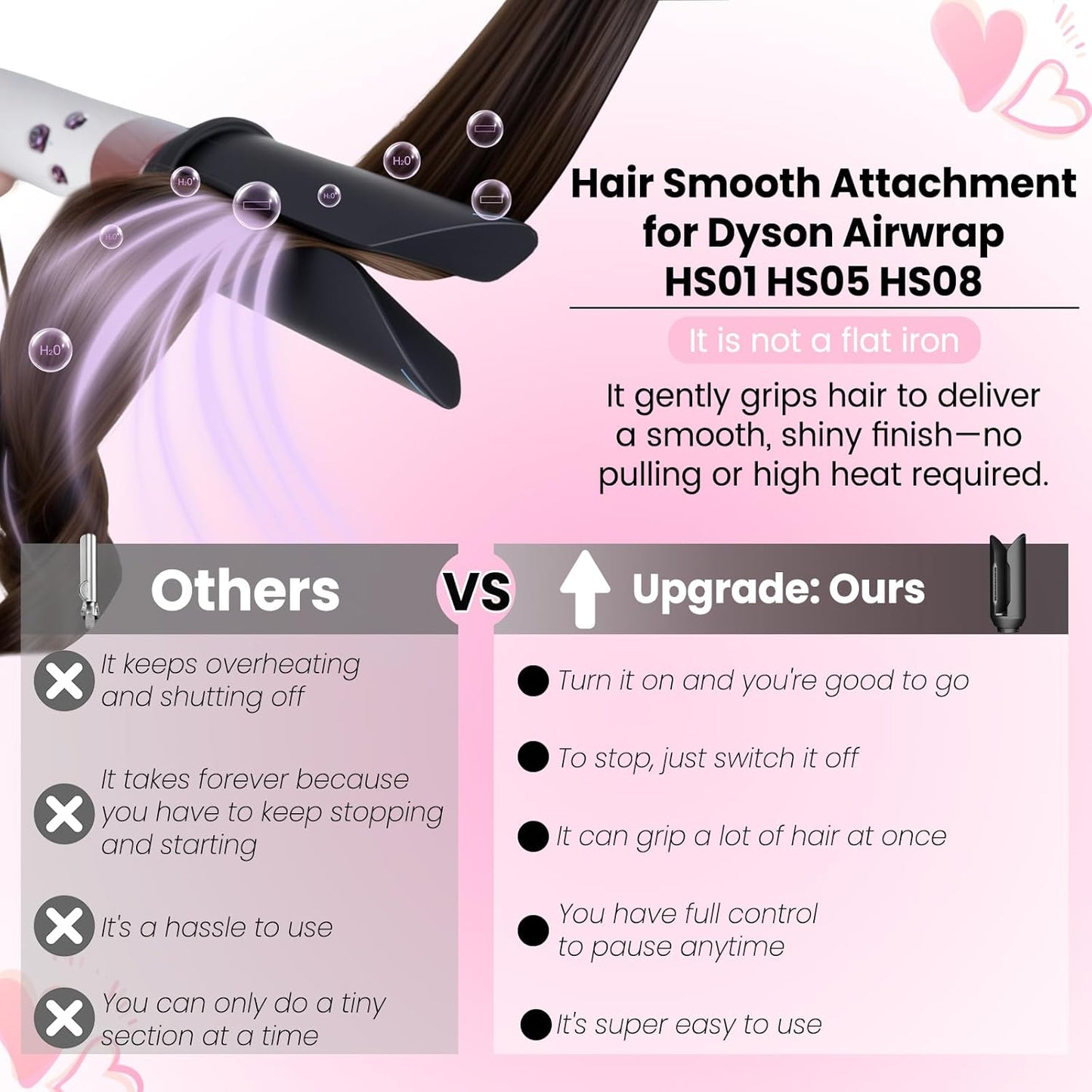 YTCHYYSK Accesorio suave para el cabello Dyson Airwrap HS01 HS05 HS...