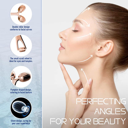 Yeamon Gua Sha - Juego de herramientas faciales y rodillo facial, h...